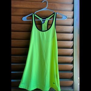 Nike Dri-Fit Women’s Training Tank, COLOR: highlighter yellow, SIZE: S